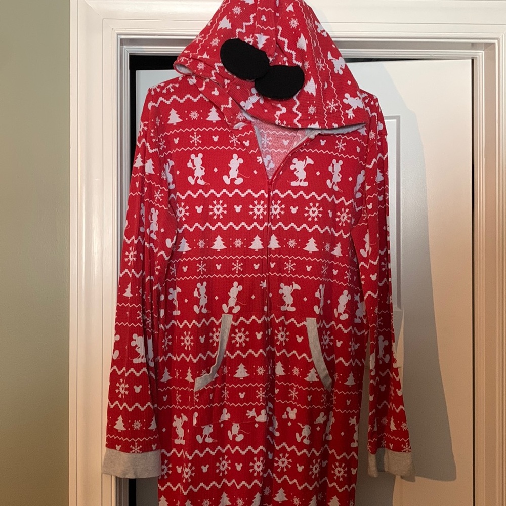 Mickey Mouse cute ugly sweater onsie